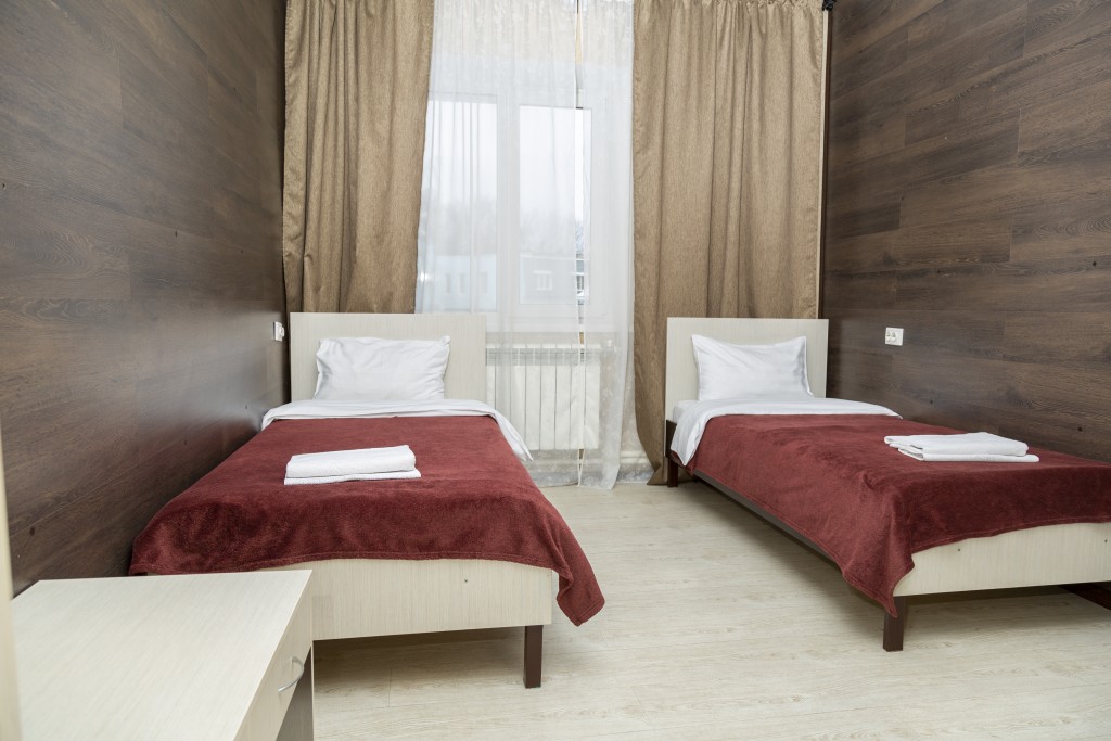 Двухместный (Комфорт с двумя кроватями) гостиницы Глобус, Калуга