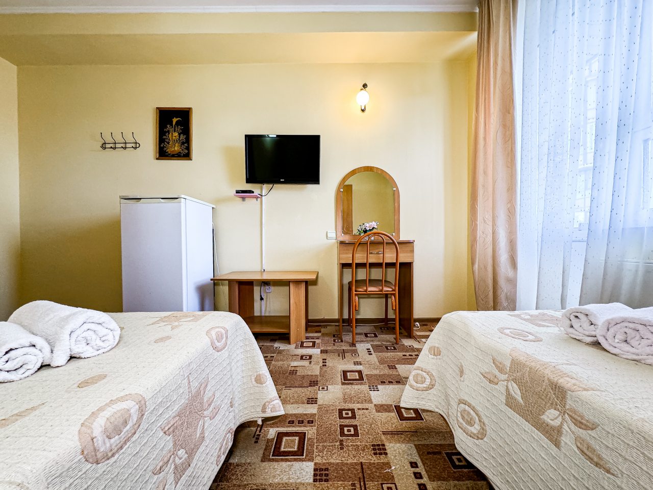 Двухместный (Двухместный Стандартный номер с 1 кроватью или 2 отдельными кроватями) гостевого дома Лилия на Пролетарской, Анапа