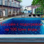 Бассейн с подогревом на 100 тонн воды открытый плавательный бассейн, Гостевой дом Центральный