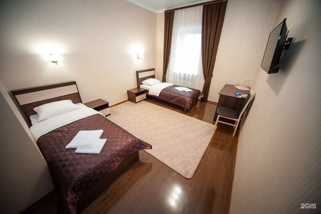 Двухместный (Кровать в Стандартном двухместном  номере (№7)) отеля Родос, Тюмень