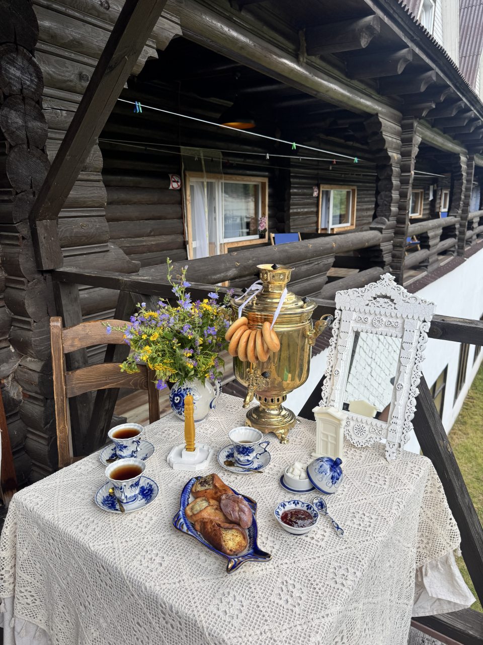 Двухместный (Семейный номер с балконом), Отель Галерея Левитан