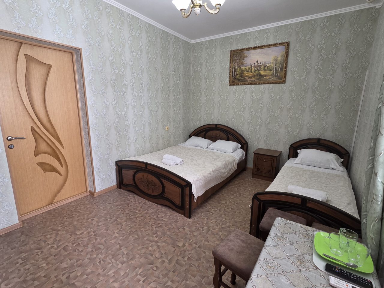 Трехместный (Стандарт 3-х местный с балконом), Отель Натали