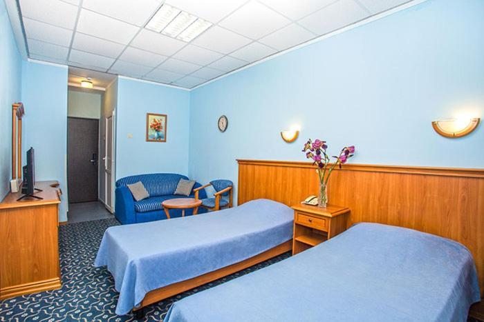 Двухместный (Двухместный номер c балконом и 1 кроватью или 2 отдельными кроватями - Лечение включено) отеля Ивушка, Сочи