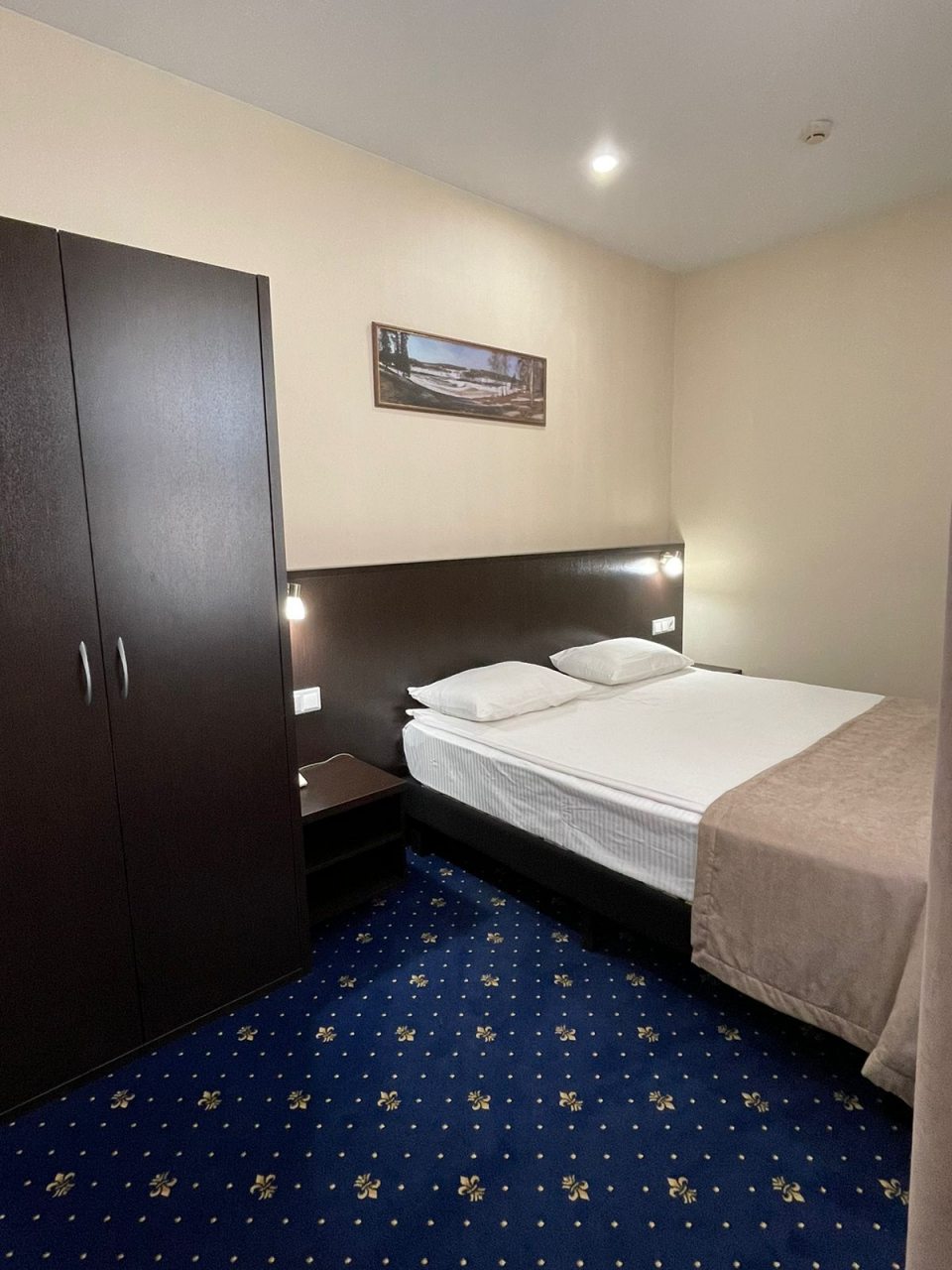 Стандартный номер с двуспальной кроватью.