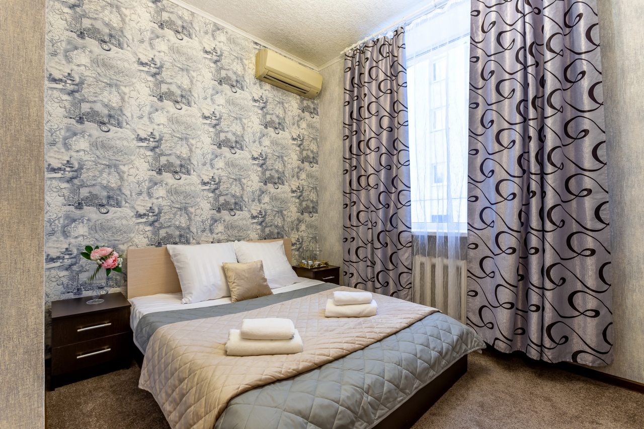 Двухместный (Уютный двухместный номер Комфорт с удобствами) мини-отеля Моне, Санкт-Петербург