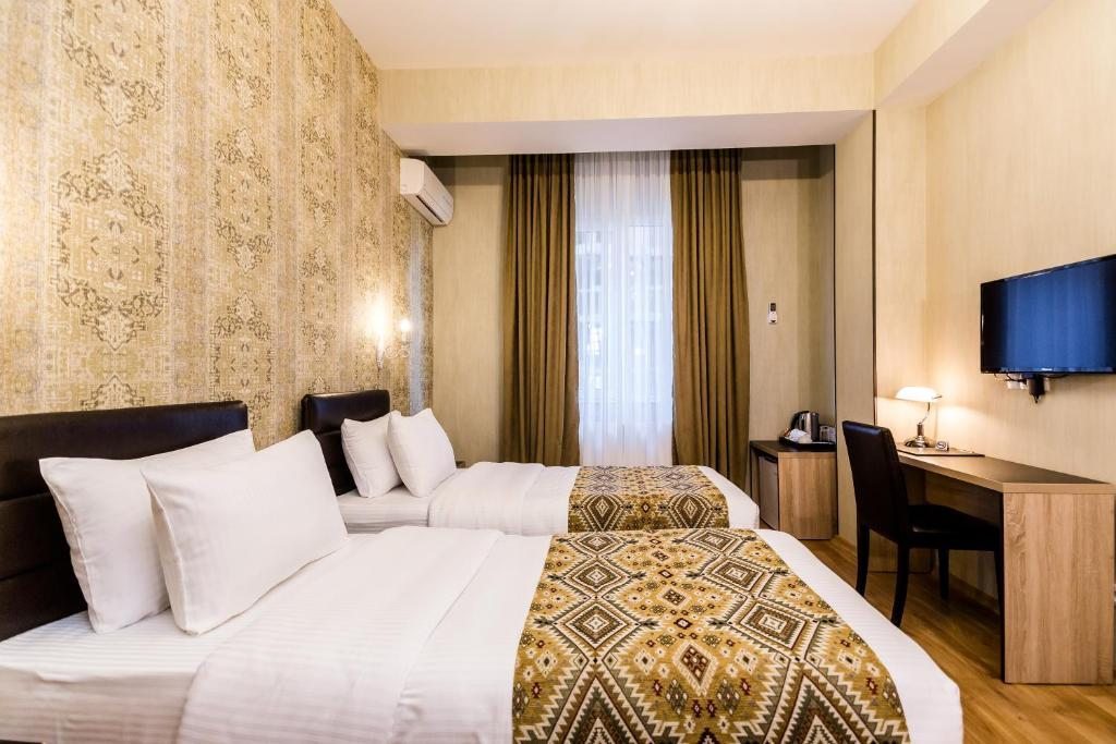 Двухместный (Стандартный двухместный номер с 2 отдельными кроватями) отеля Diamond, Тбилиси