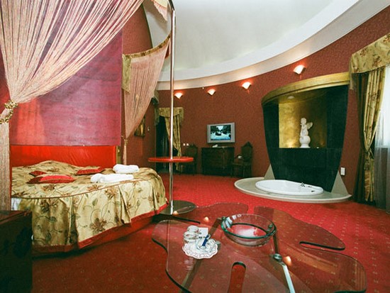 Апартаменты (Романтический номер) гостиницы Вилла Гламур, Калининград