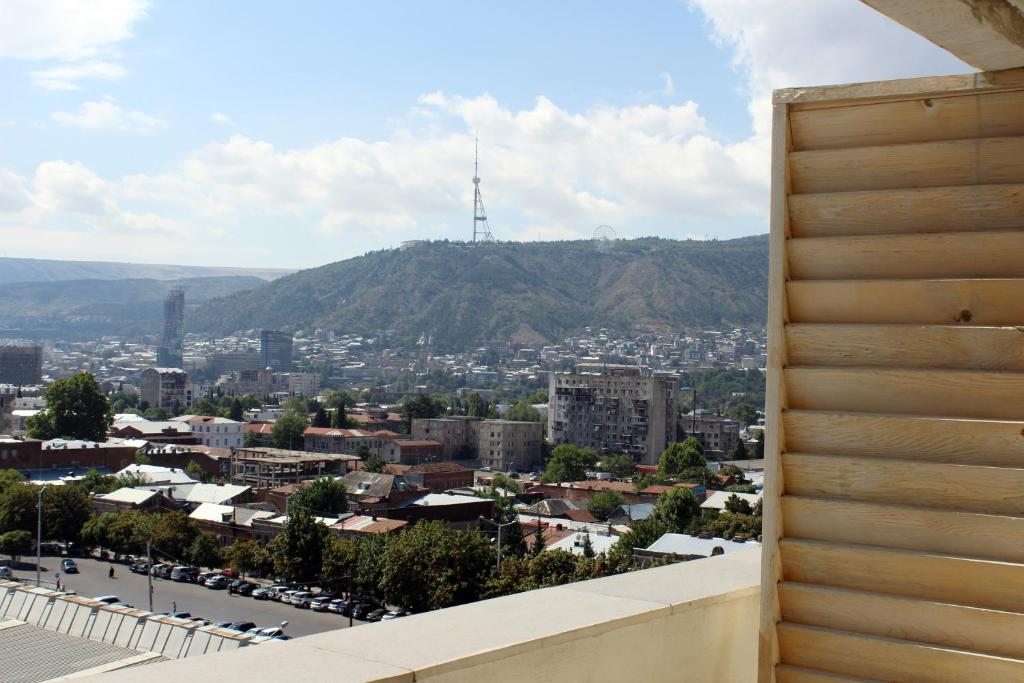Двухместный (Двухместный номер Делюкс с 1 кроватью и видом на город) отеля Tbilisi Central by Mgzavrebi, Тбилиси