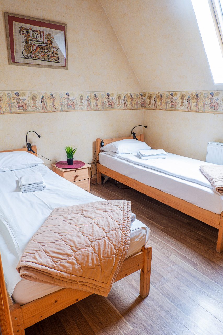 Двухместный (Бюджетный двухместный номер с 2 отдельными кроватями) хостела Скворечник, Калининград