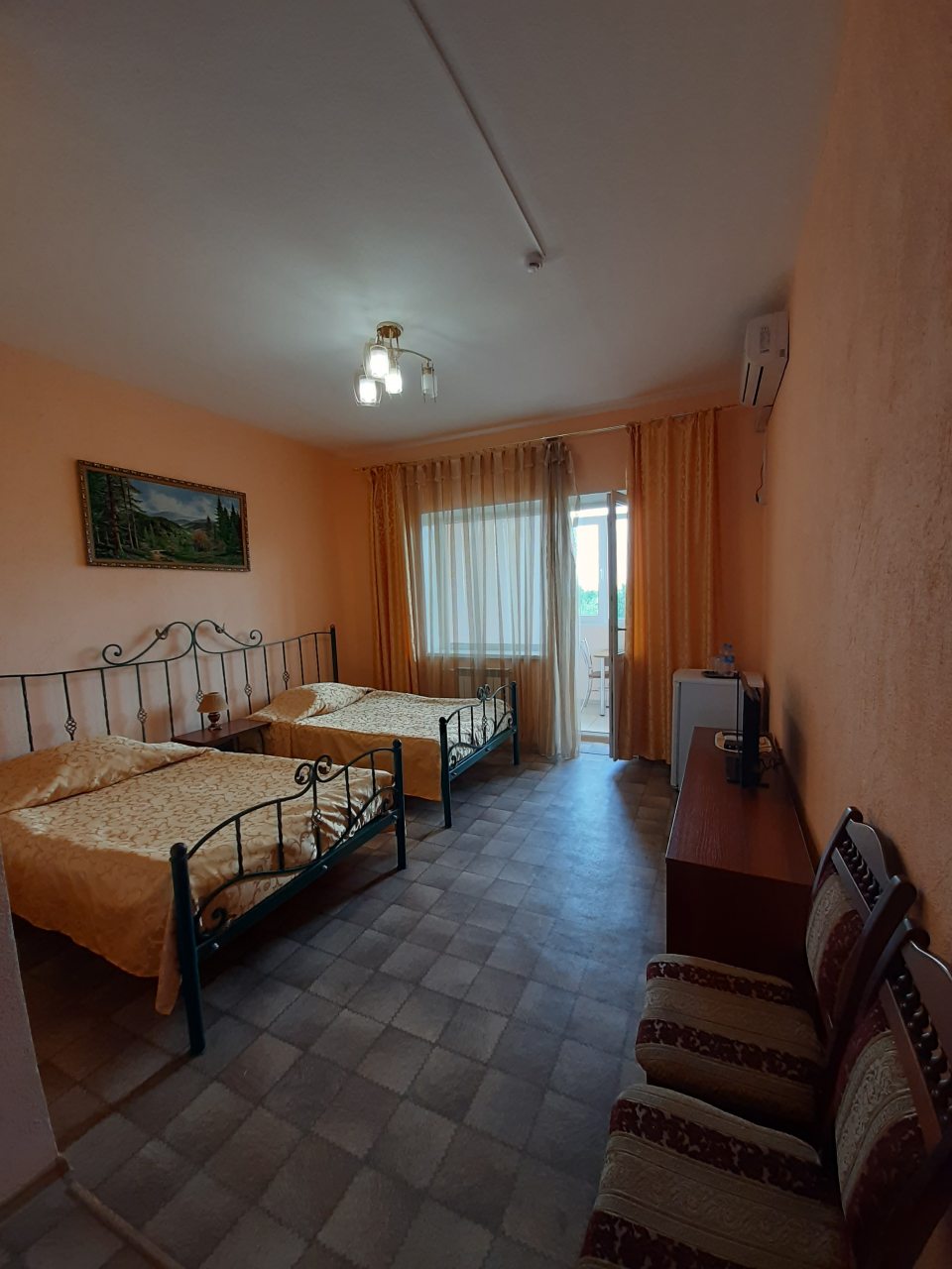 Двухместный (Двухместный номер с 2 отдельными кроватями) мотеля Горизонт, Рамзай