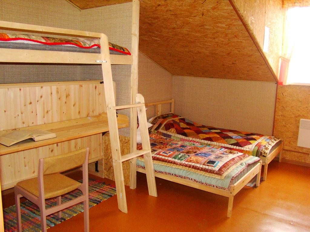 Номер (Односпальная кровать в общем номере с 4 кроватями) хостела Картошкино, Никола-Ленивец