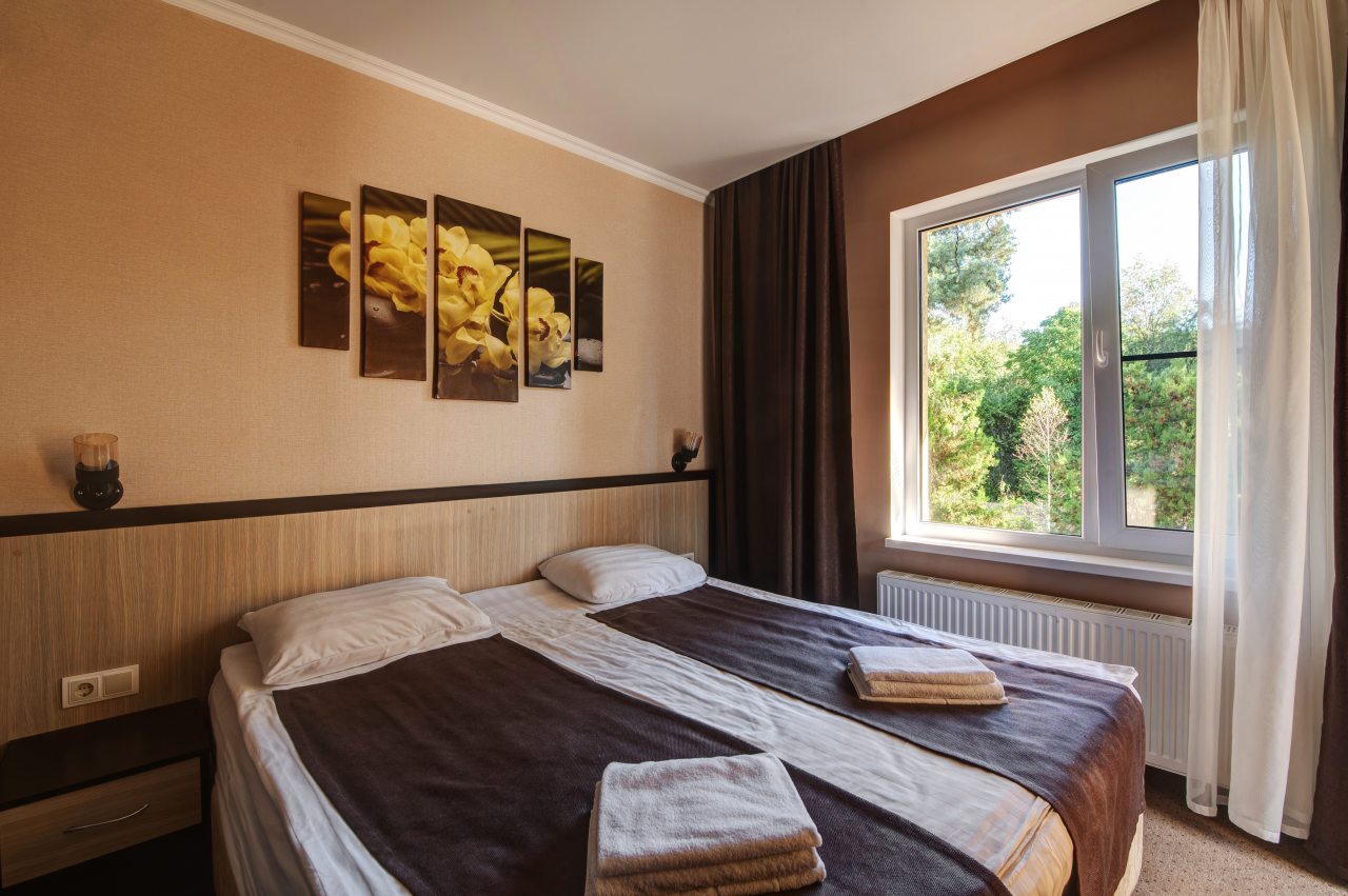 Двухместный (С балконом), Отель Павлова Поляна