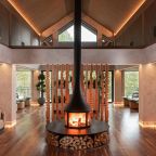 SPA, зона отдыха у камина