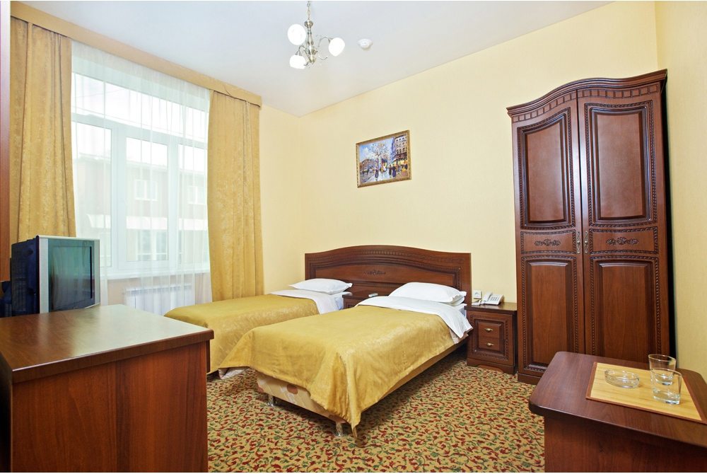 Двухместный (Бизнес-класс две раздельные кровати) гостиницы Виктория, Краснодар
