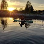 Частная пляжная зона, Глэмпинг Ladoga Fjord