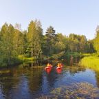 Частная пляжная зона, Глэмпинг Ladoga Fjord