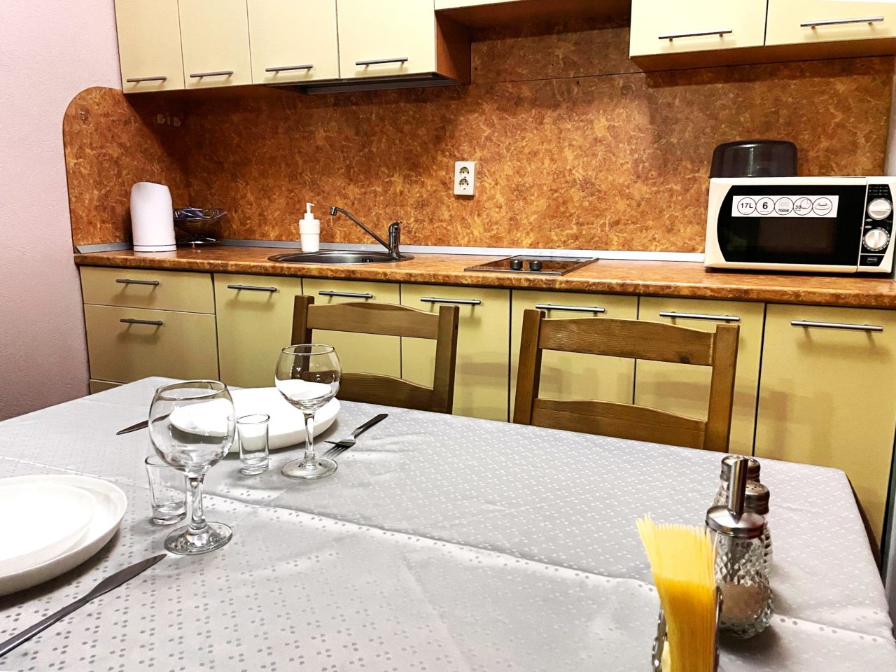 Апартаменты с кухней гостевой дом Домик Охотника, Токсово