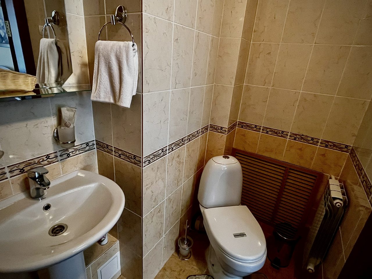 Санузел в ванной комнате