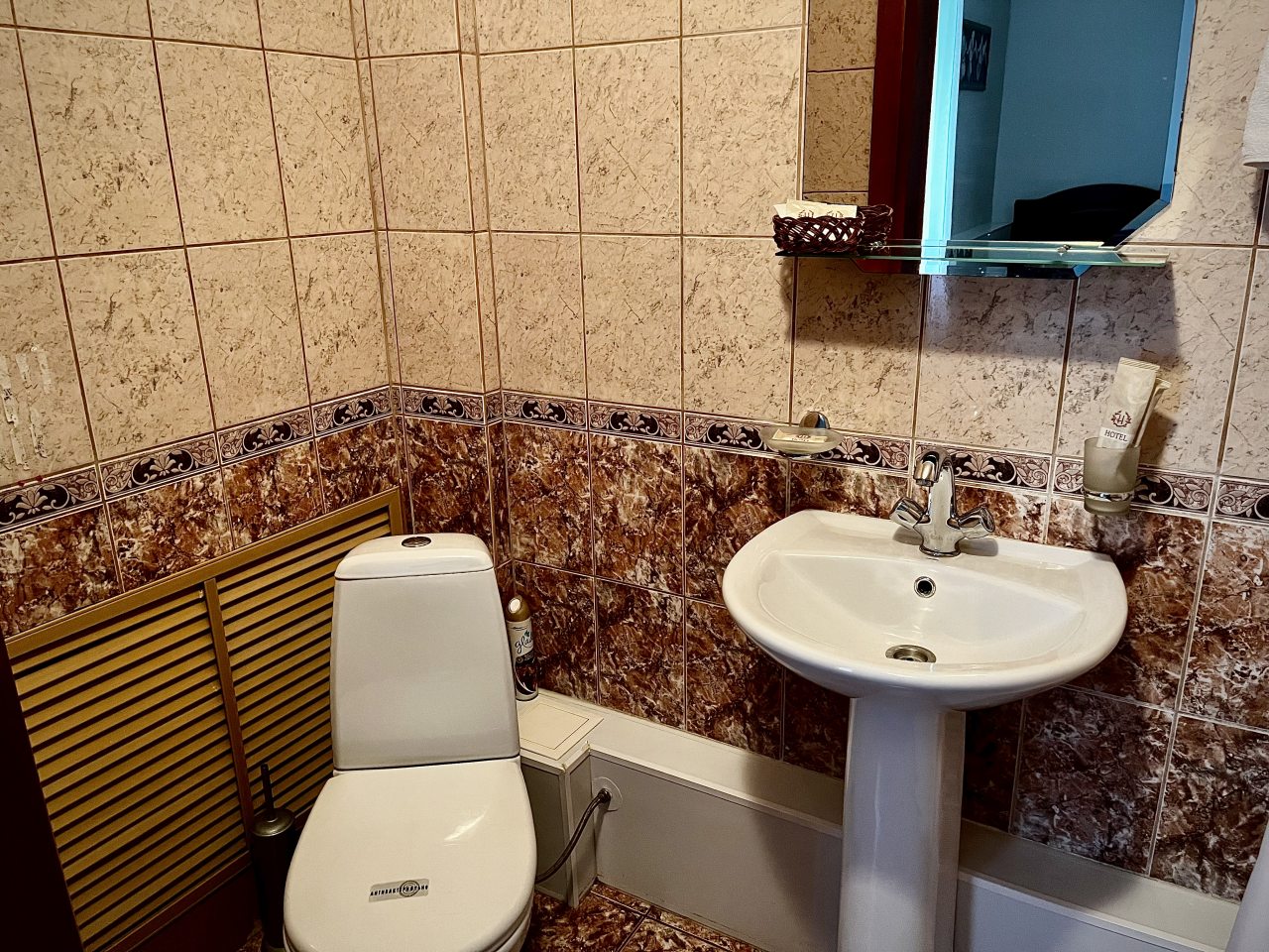 Санузел в ванной комнате