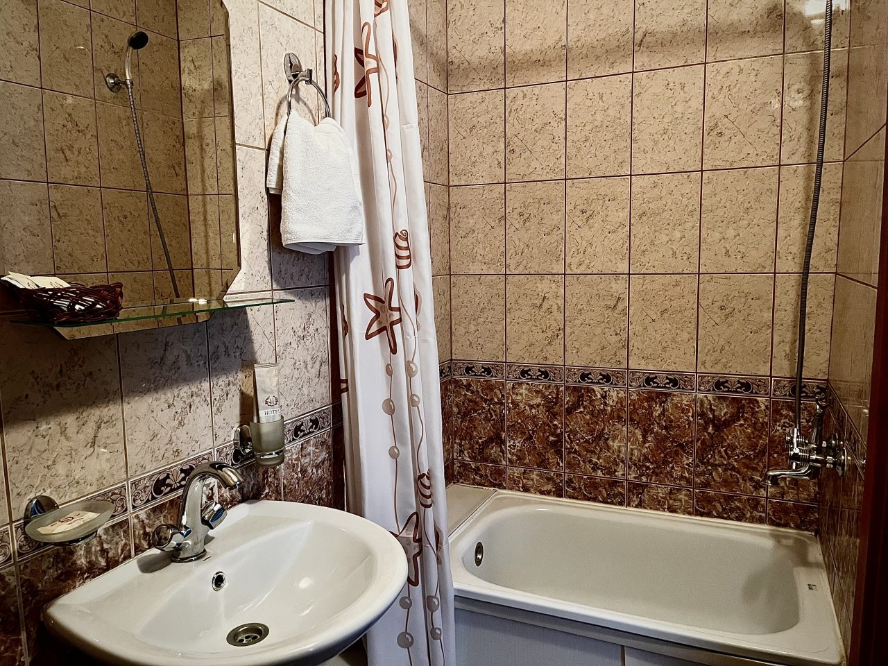 Общий вид ванной  комнаты