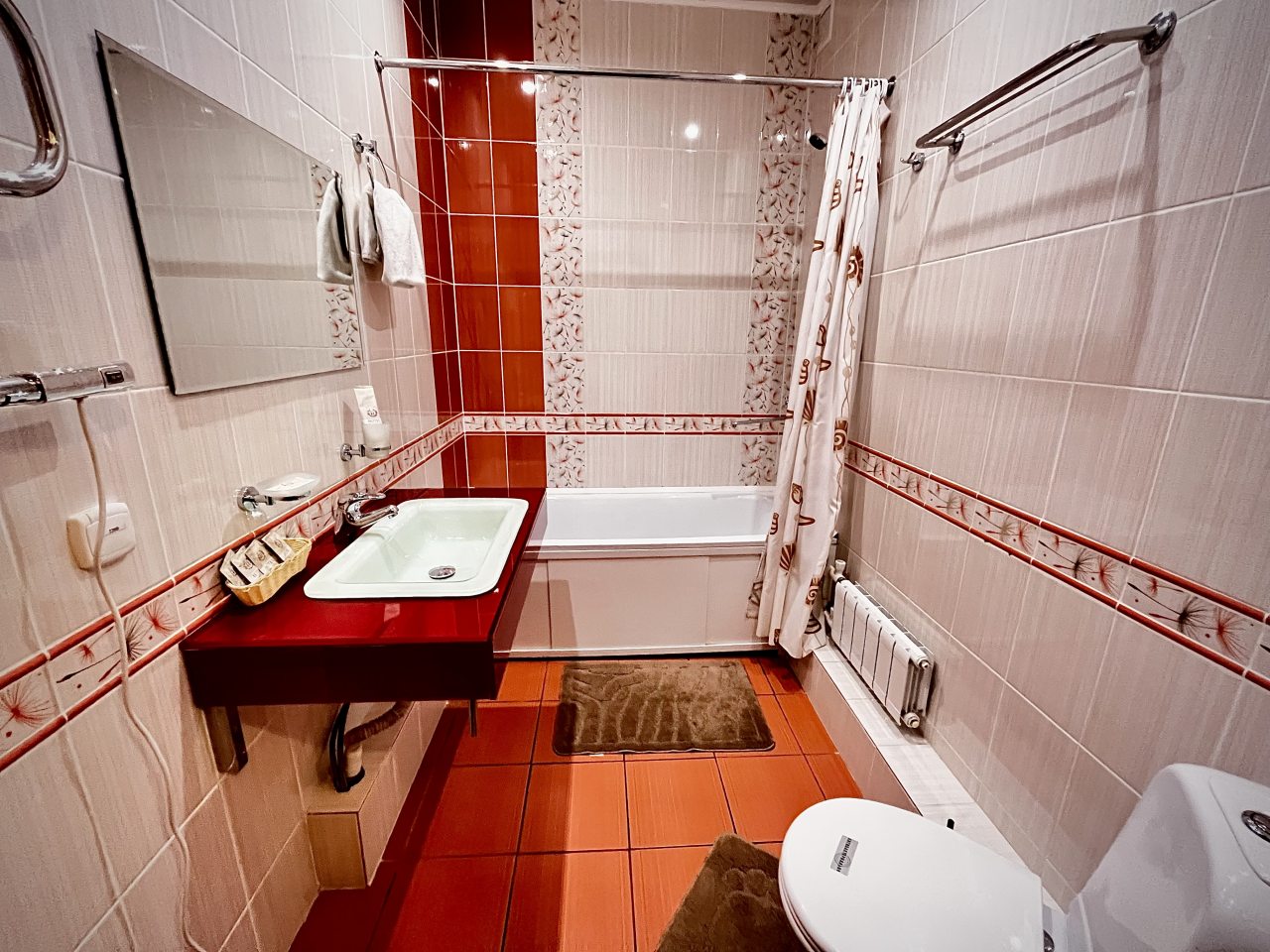 Санузел в ванной комнате