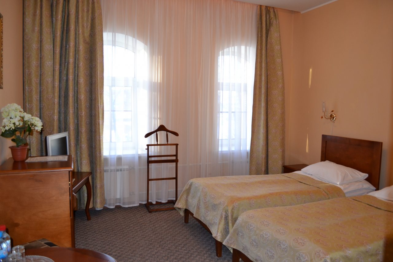 Двухместный (Стандартный двухместный номер с 2 отдельными кроватями) гостиницы Золотой Ручей, Суздаль