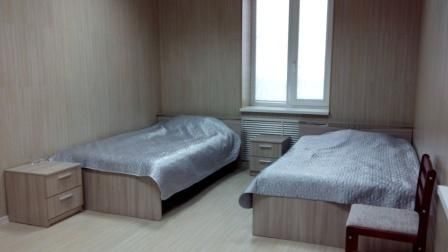 Двухместный (Стандарт с полутороспальными кроватями) гостиницы Пестово