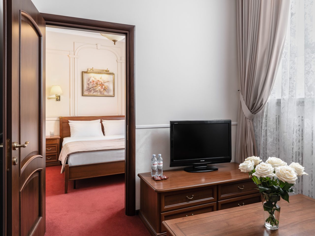 Люкс (Двухместный с 1 двуспальной кроватью, Double), Отель Спорт