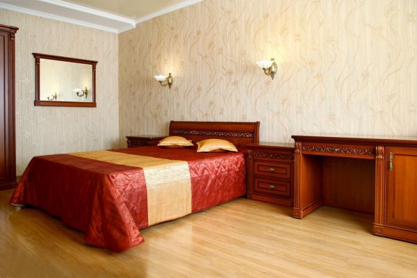 Номер с двуспальной кроватью в гостинице Русь, Орел. Гостиница Русь