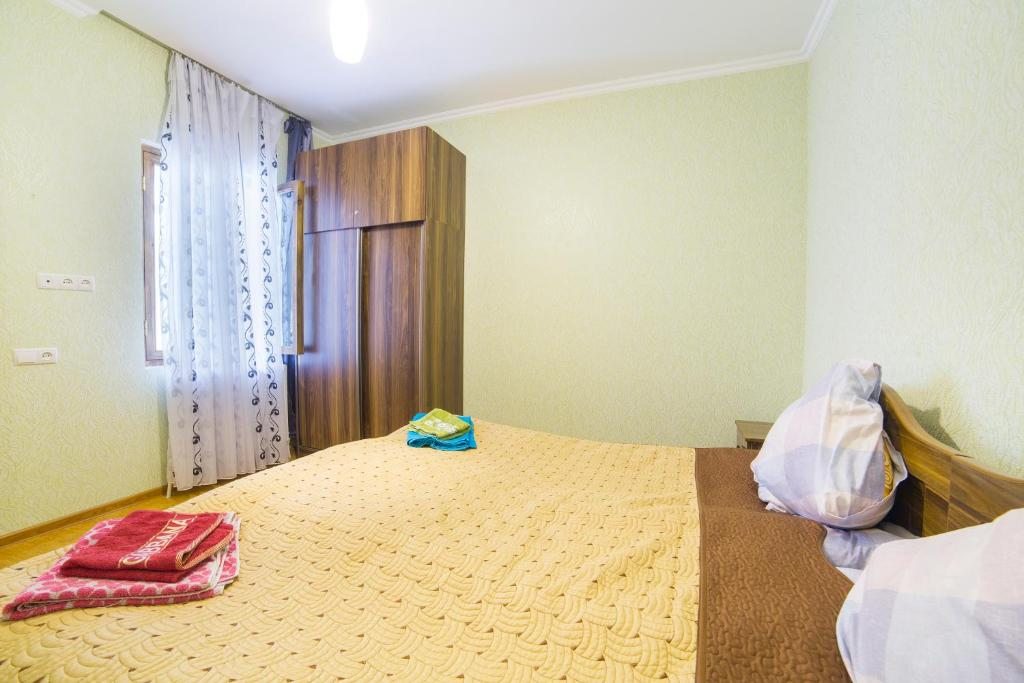 Двухместный (Двухместный номер с 1 кроватью или 2 отдельными кроватями, общая ванная комната) гостевого дома Анастасия, Боржоми