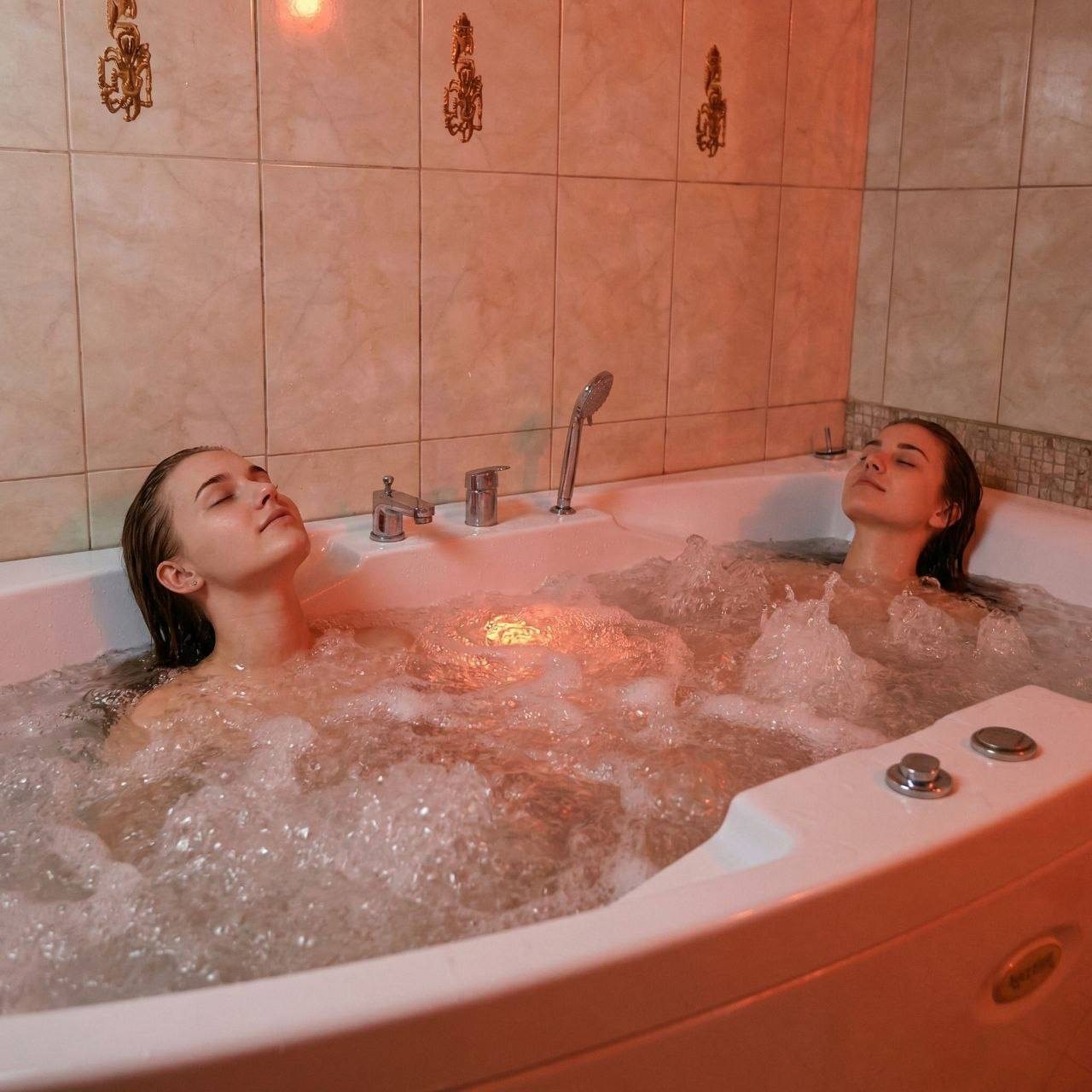Гидромассажная ванна/джакузи, Отель Максимус