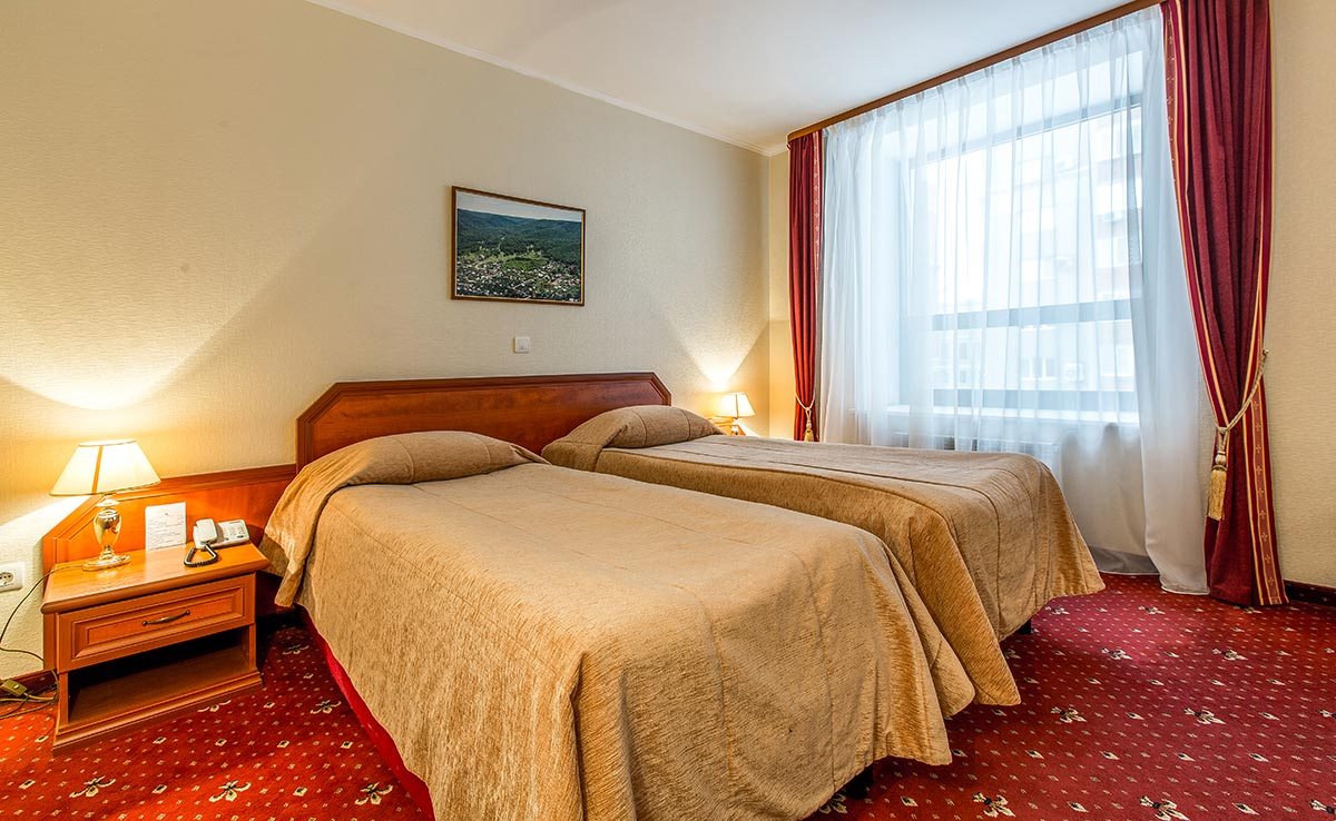 Двухместный (Двухместный номер с 2 односпальными кроватями) гостиницы СамаРА