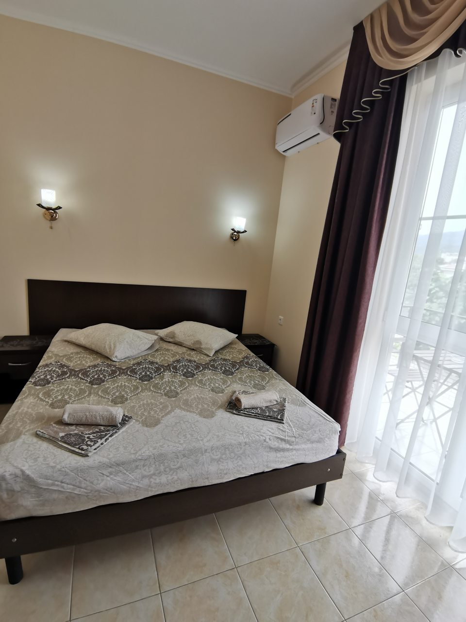 Двухместный (Двухместный номер Делюкс с 1 кроватью и душем), Гостевой дом Надежда