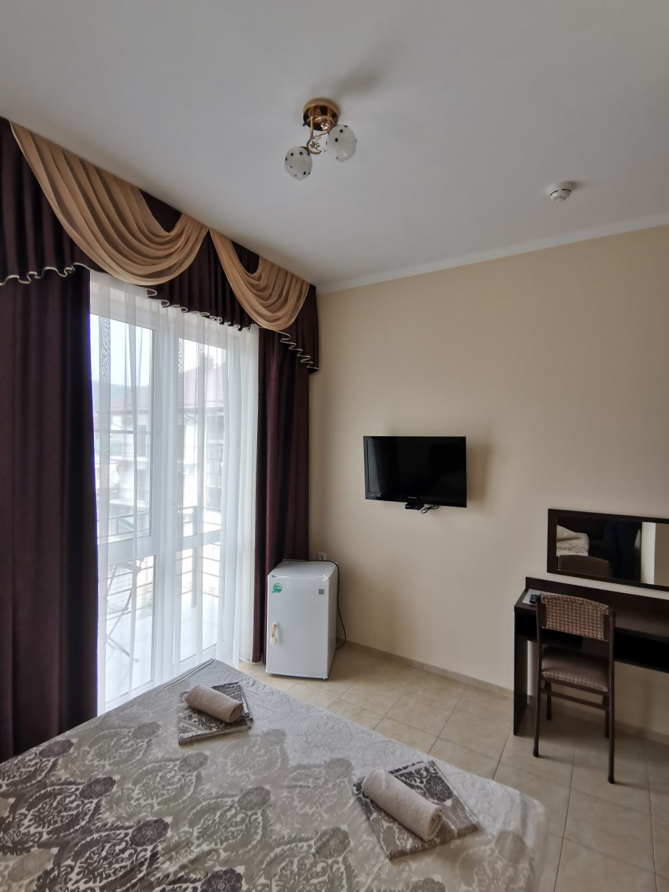 Двухместный (Двухместный номер Делюкс с 1 кроватью и душем), Гостевой дом Надежда