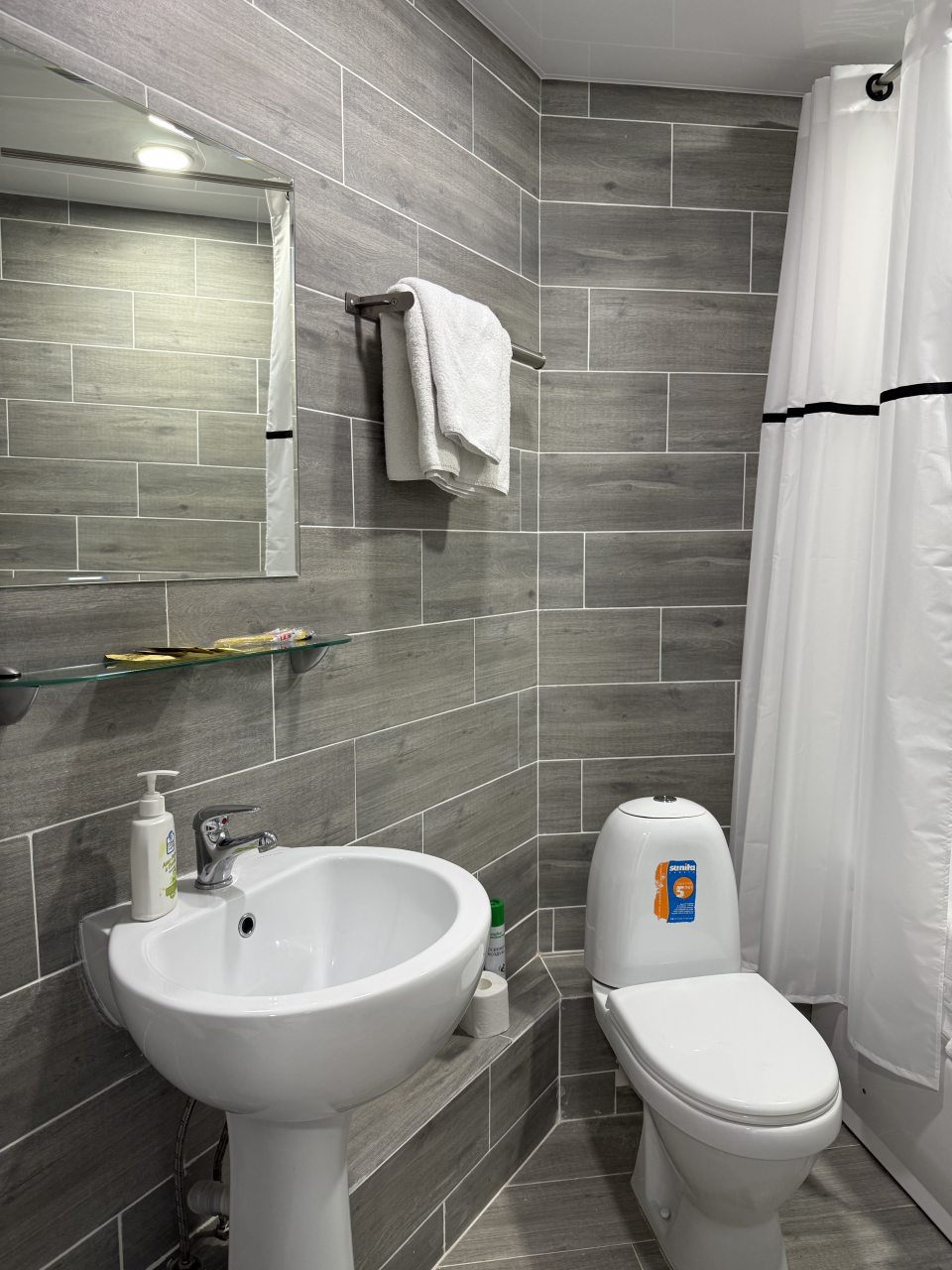 Ванная в стандартном номере