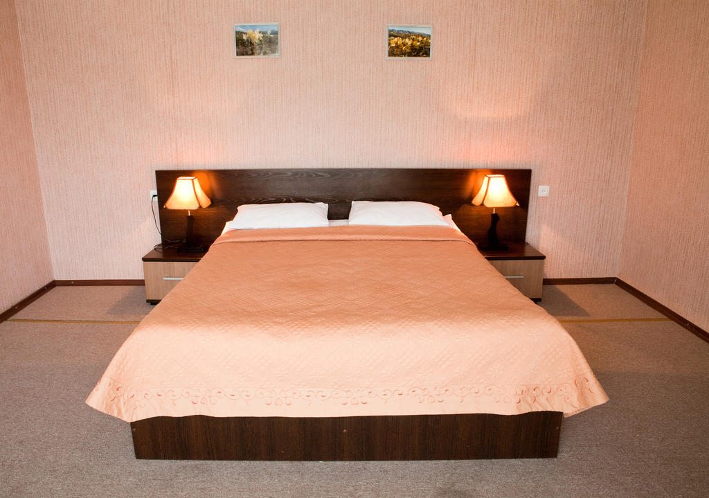 Номер с двуспальной кроватью в гостинице Прибайкальская, Никола. Гостиница Прибайкальская