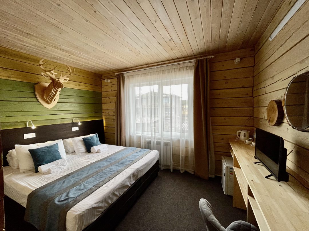 Двухместный (Стандарт) отеля BaikalWood Eco Lodge & Spa, Хужир