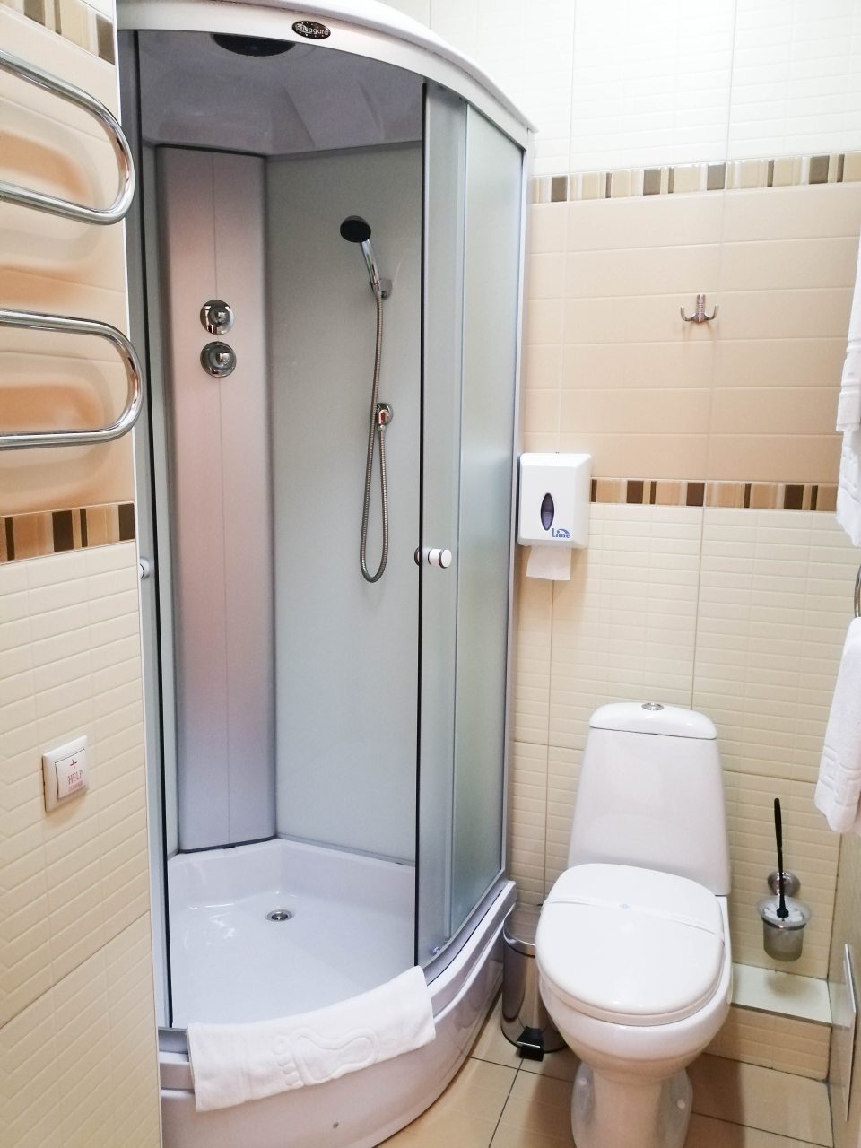 Одноместный «Комфорт». Душевая кабина