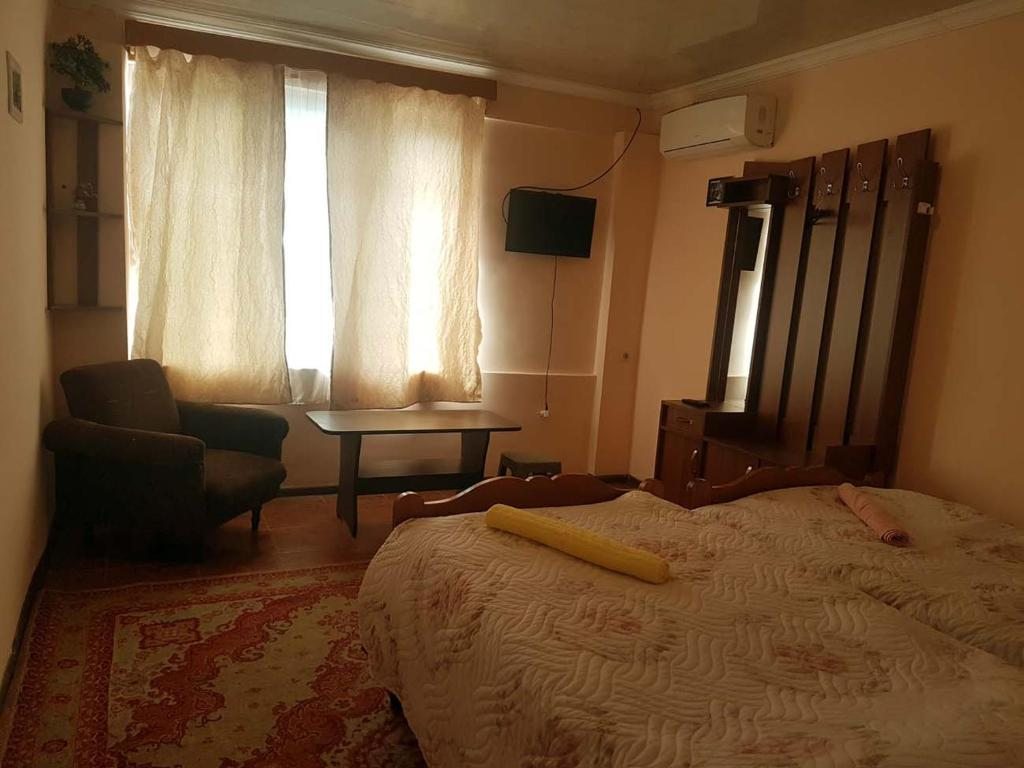 Двухместный (Двухместный номер Делюкс с 1 кроватью и ванной) гостевого дома Family hotel, Кварели