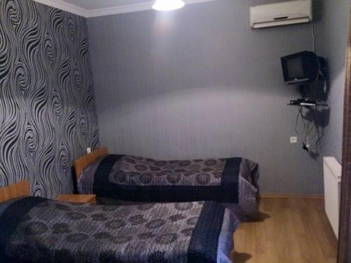 Двухместный (Двухместный номер с 2 отдельными кроватями и ванной) гостиницы Кавказиони, Кварели