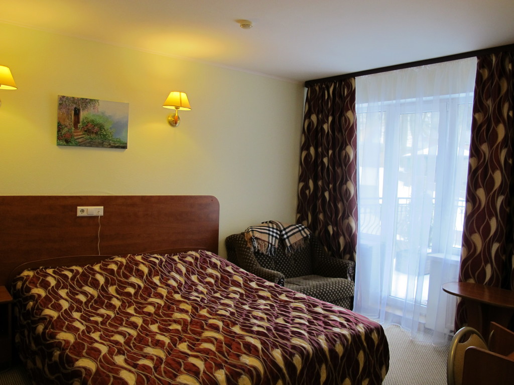 Двухместный (Стандарт, С 1 кроватью или 2 отдельными кроватями и террасой) гостевого дома Фламинго, Светлогорск