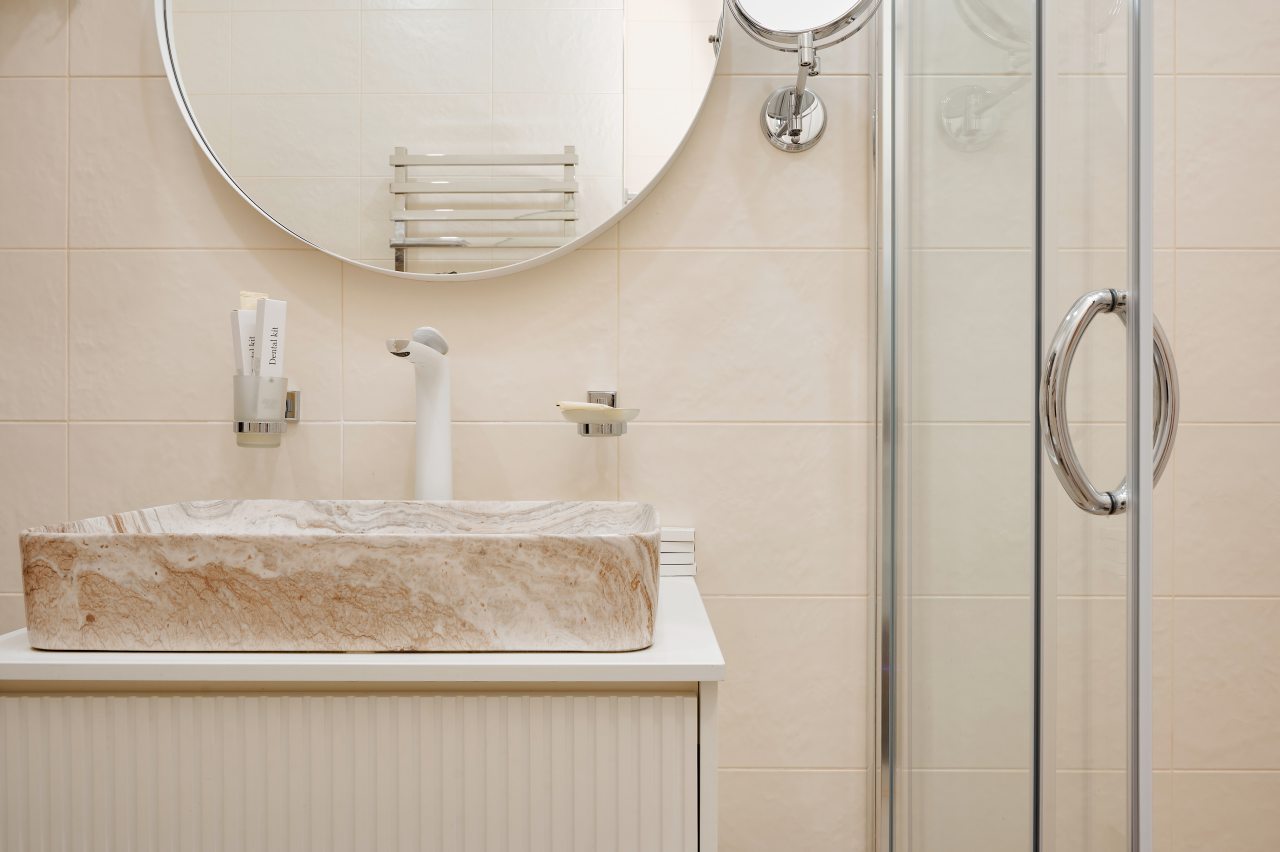 Ванная комната в номере категории «люкс»