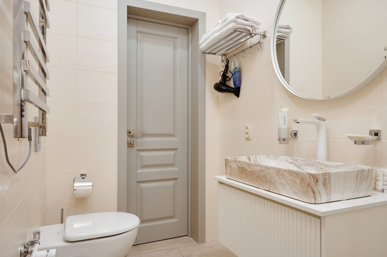 Ванная комната в номере категории «люкс»