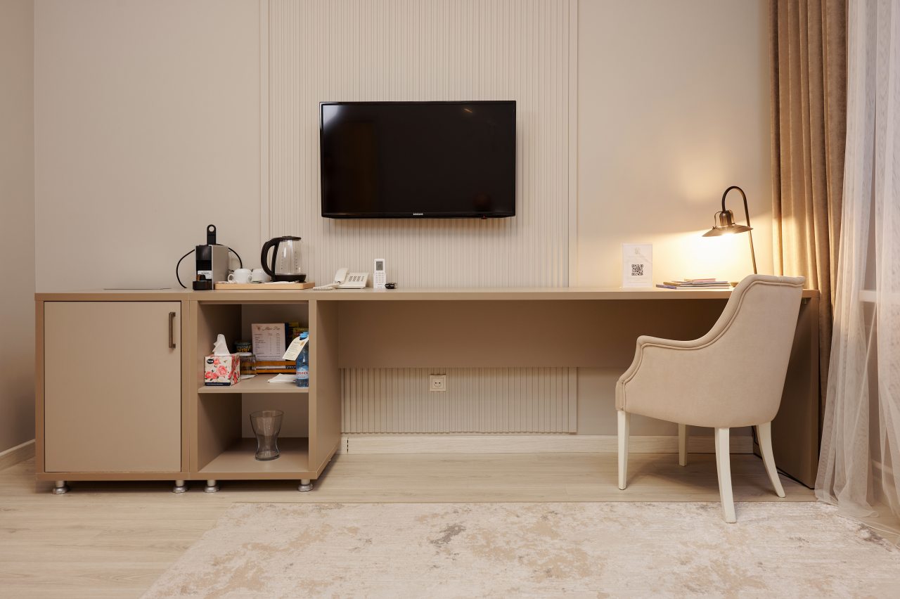 Гостиная в номере категории «люкс»