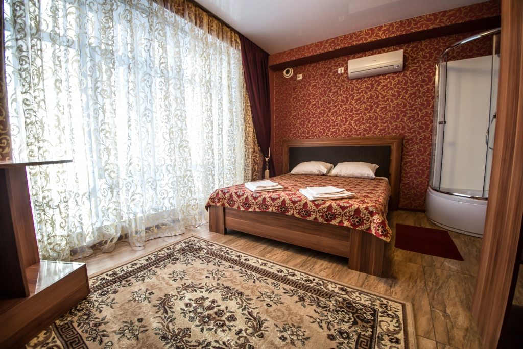 Двухместный (Стандарт № 1А с двухспальной кроватью) гостиницы Золотой лев, Омск
