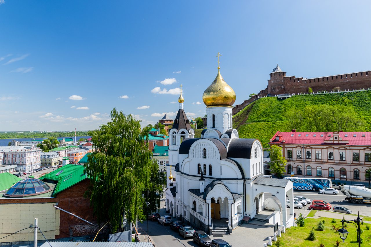 Вид на Кремль, Гостиница Багет