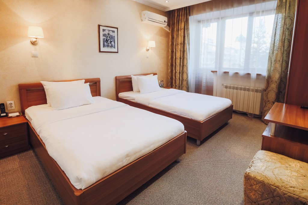 Двухместный (Стандарт с двумя раздельными кроватями) гостиницы Улан-Удэ Парк Отель