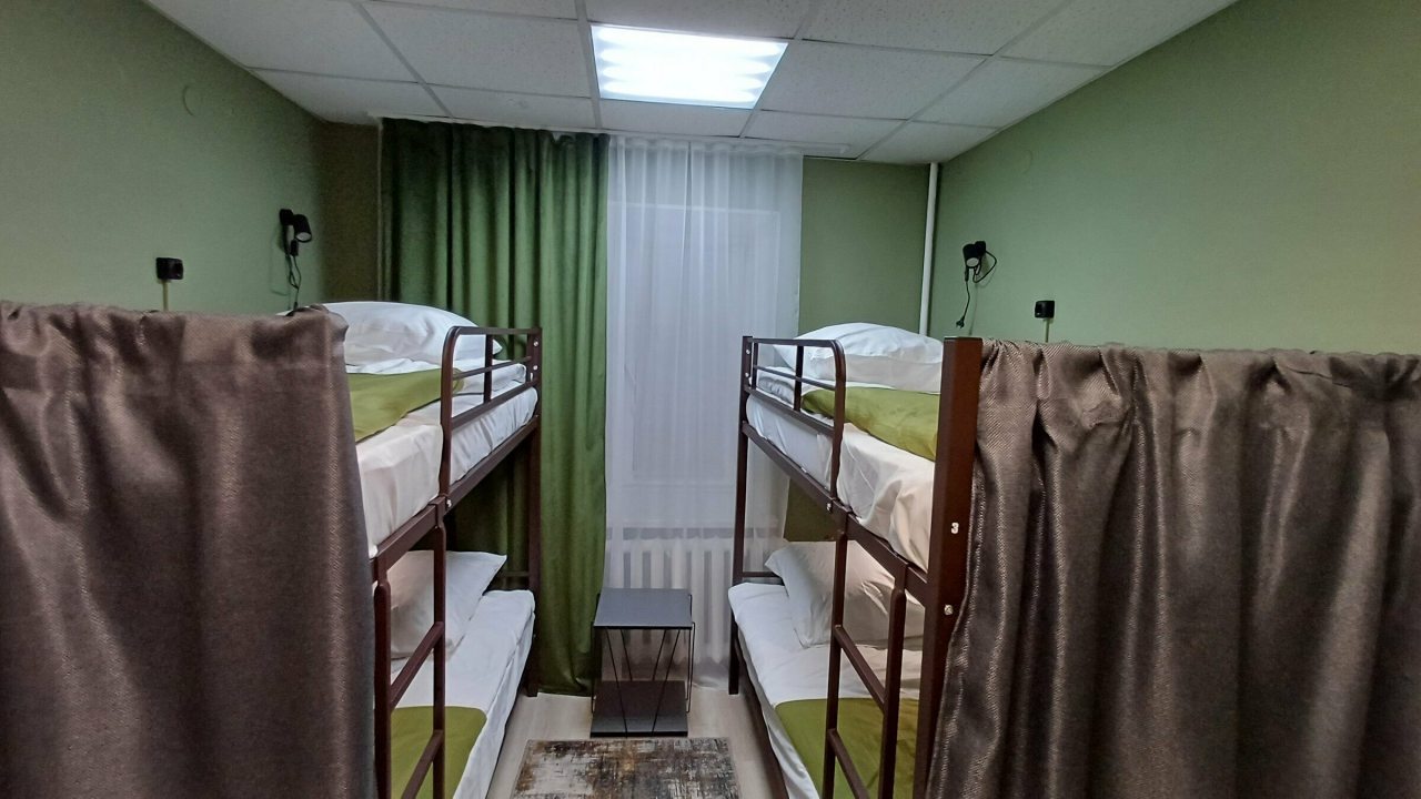 Четырехместный (Двухуровневый общий), Хостел Гости