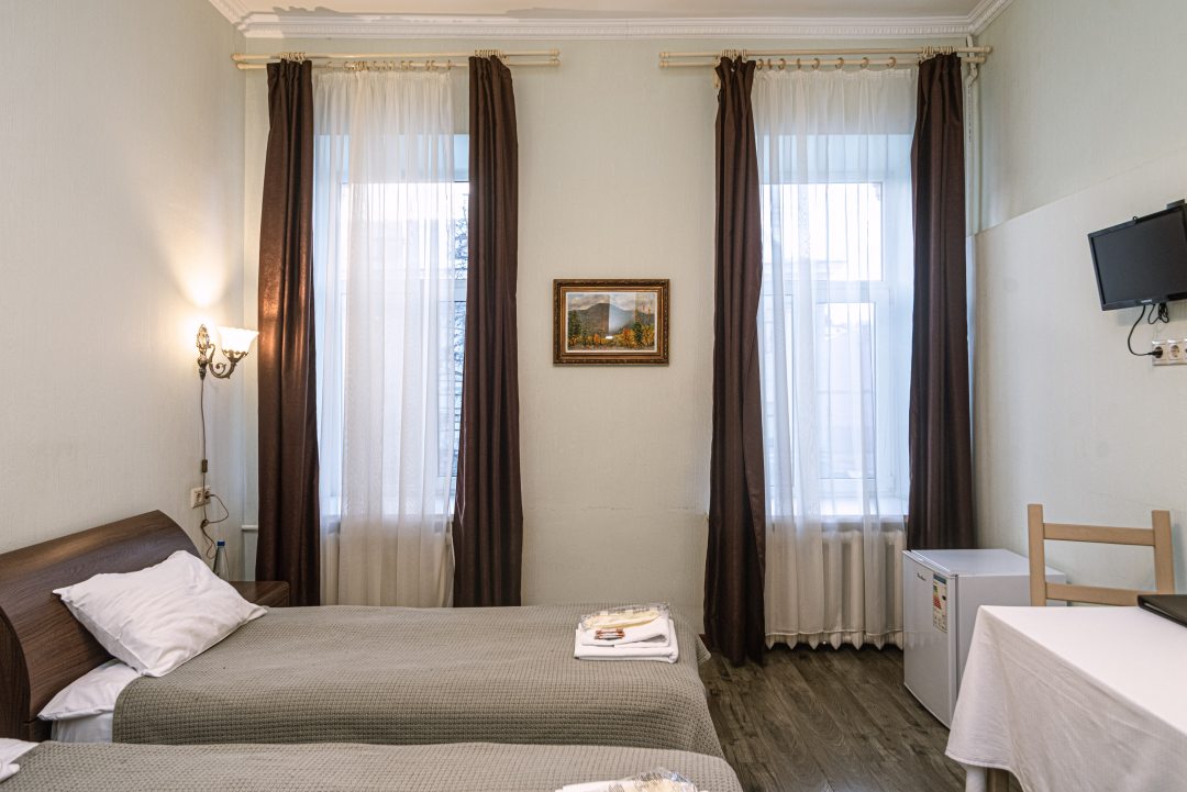 Двухместный (Двухместный номер Комфорт с двумя односпальными кроватями) гостевого дома Inn 6 line, Санкт-Петербург