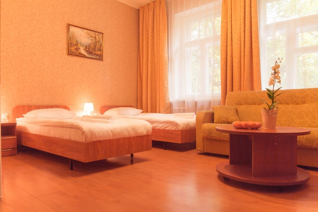 Двухместный (Стандарт, С двумя раздельными кроватями) отеля Ретро-отель Street Flash, Москва